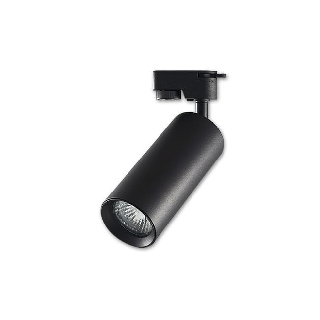 Lampa GU10 na szynę 1-fazową czarna OLI — wymienna żarówka, idealna do modernizacji