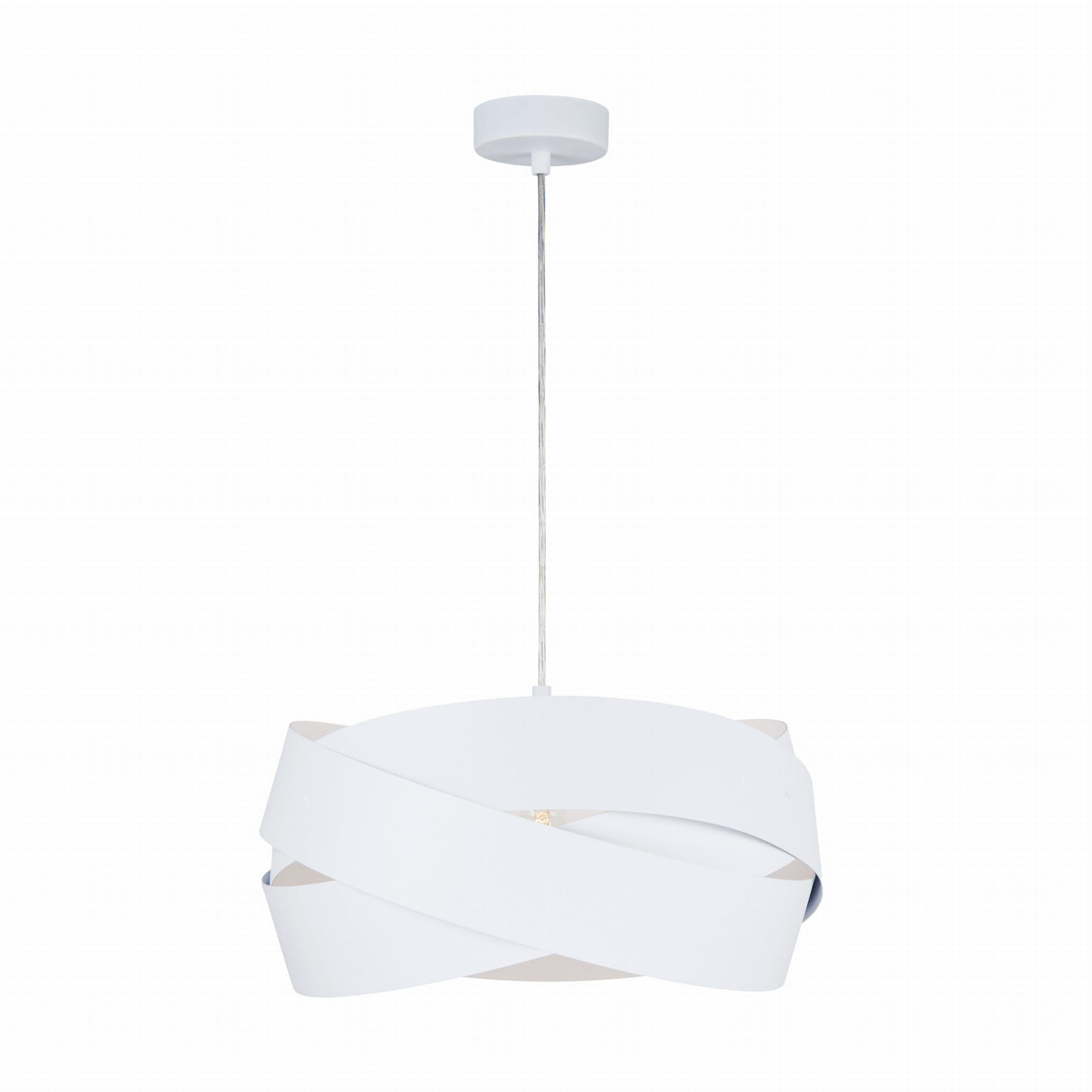 1113 Lampa wisząca TORNADO 40 cm biała/white
