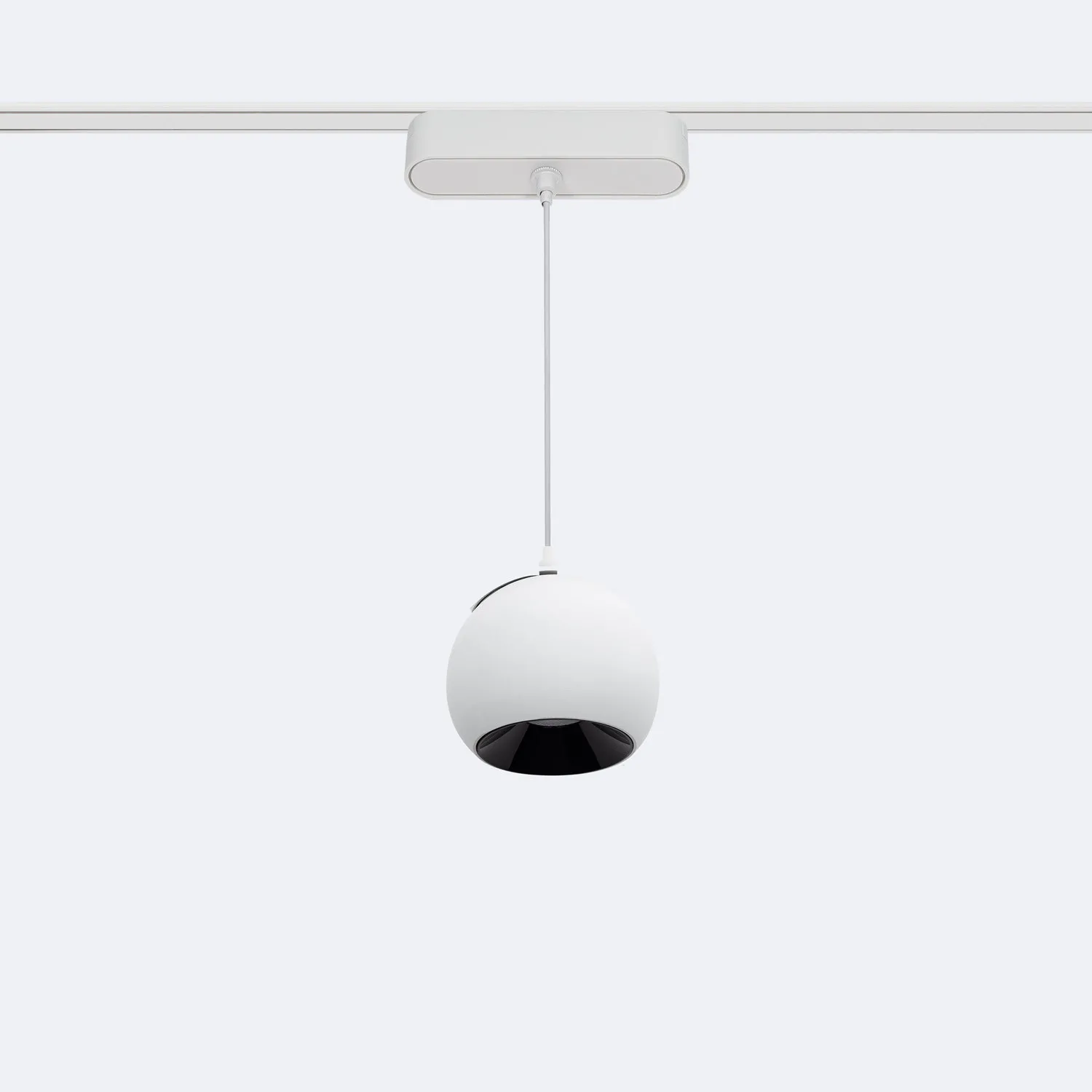 Wiszący reflektor LED Cóncavo do szyn magnetycznych 12 W 48 V CRI90 biały 2700 K