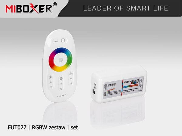 Miboxer zestaw pilot + sterownik RGB+W max10A RF WiFi FUT027