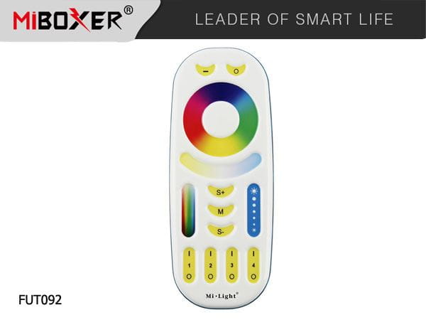 Miboxer pilot RF 2.4G 4-strefowy RGB / RGB+CCT FUT092