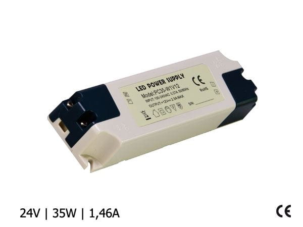 Zasilacz LED 24V 35W IP40 do taśm LED