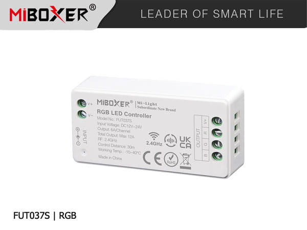 Miboxer sterownik strefowy RGB max 12A 2.4G FUT037S