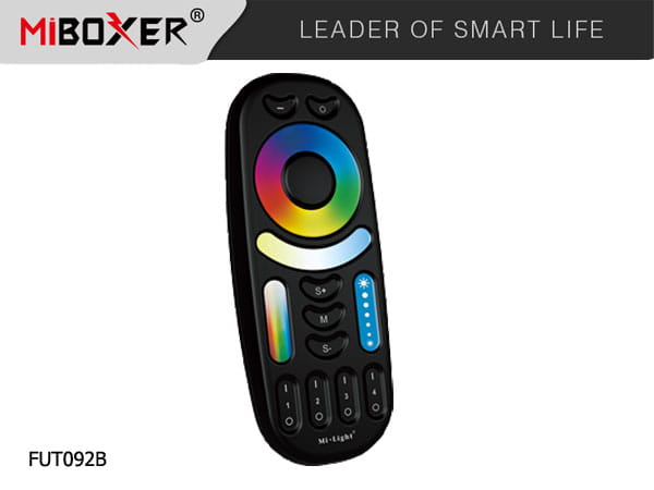 Miboxer pilot RF 2.4G 4-strefowy RGB RGB+CCT FUT092B czarny