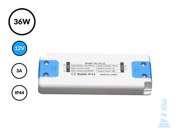 Zasilacz SLIM 12V 3A 36W IP44
