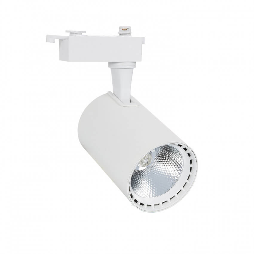 Reflektor LED Bron Biały 30W do szyn jednofazowych — mocne światło nad blat i wyspę