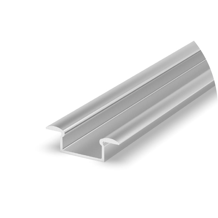 Profil led wpuszczany wąski P6-1 srebrny 3m — profil podtynkowy do taśmy LED