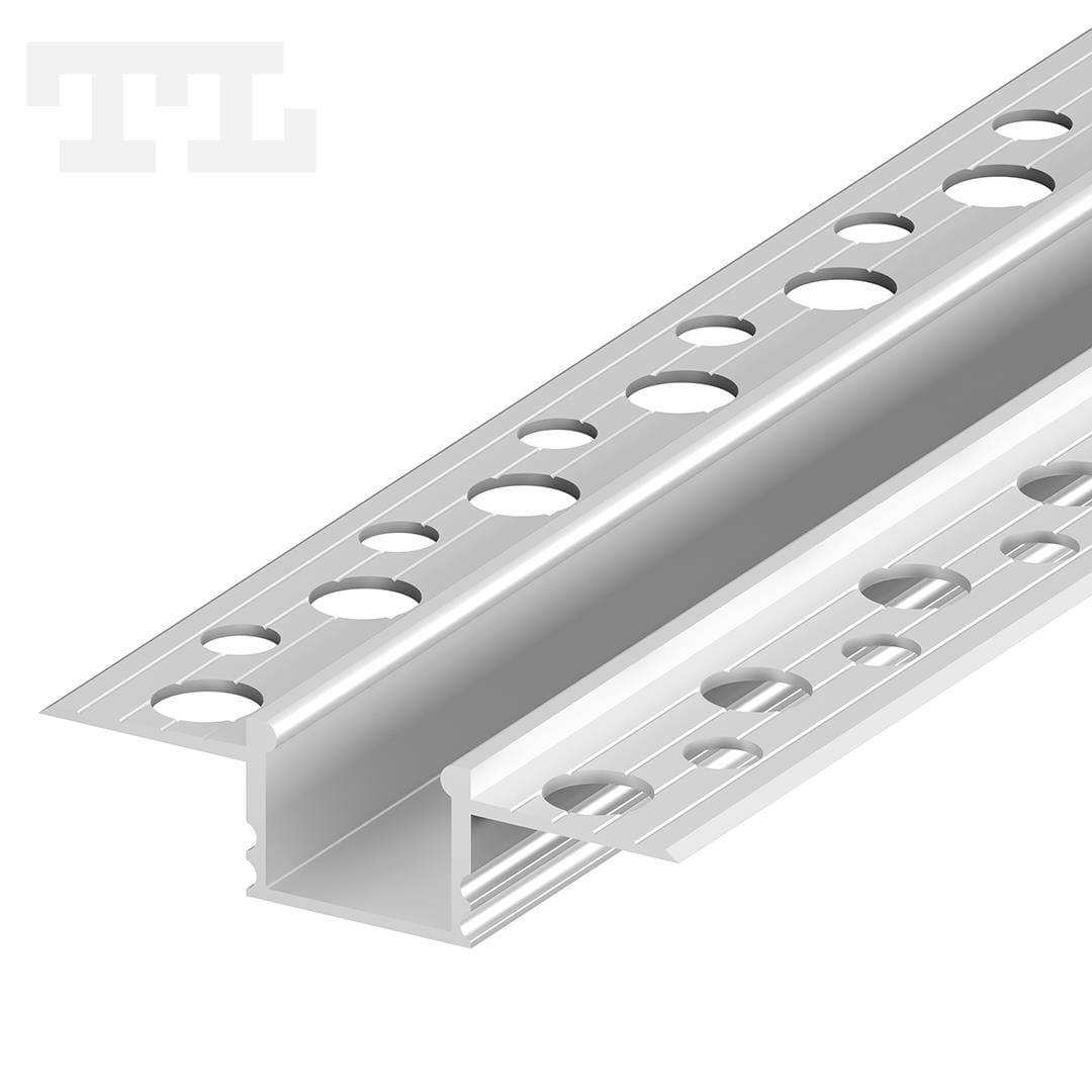 Profil led podtynkowy GK18-3 do karton-gips srebrny 3m